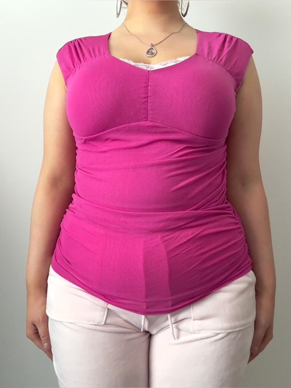 sweetheart pink y2k top
